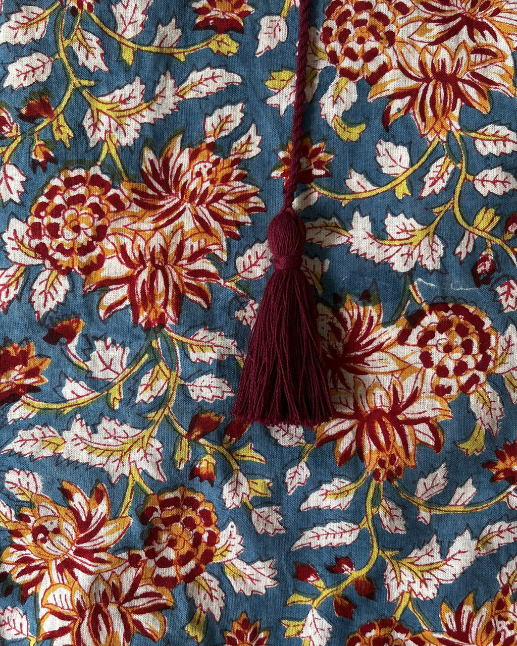 Kaftan Tunic Dress with Two Part Sleeve