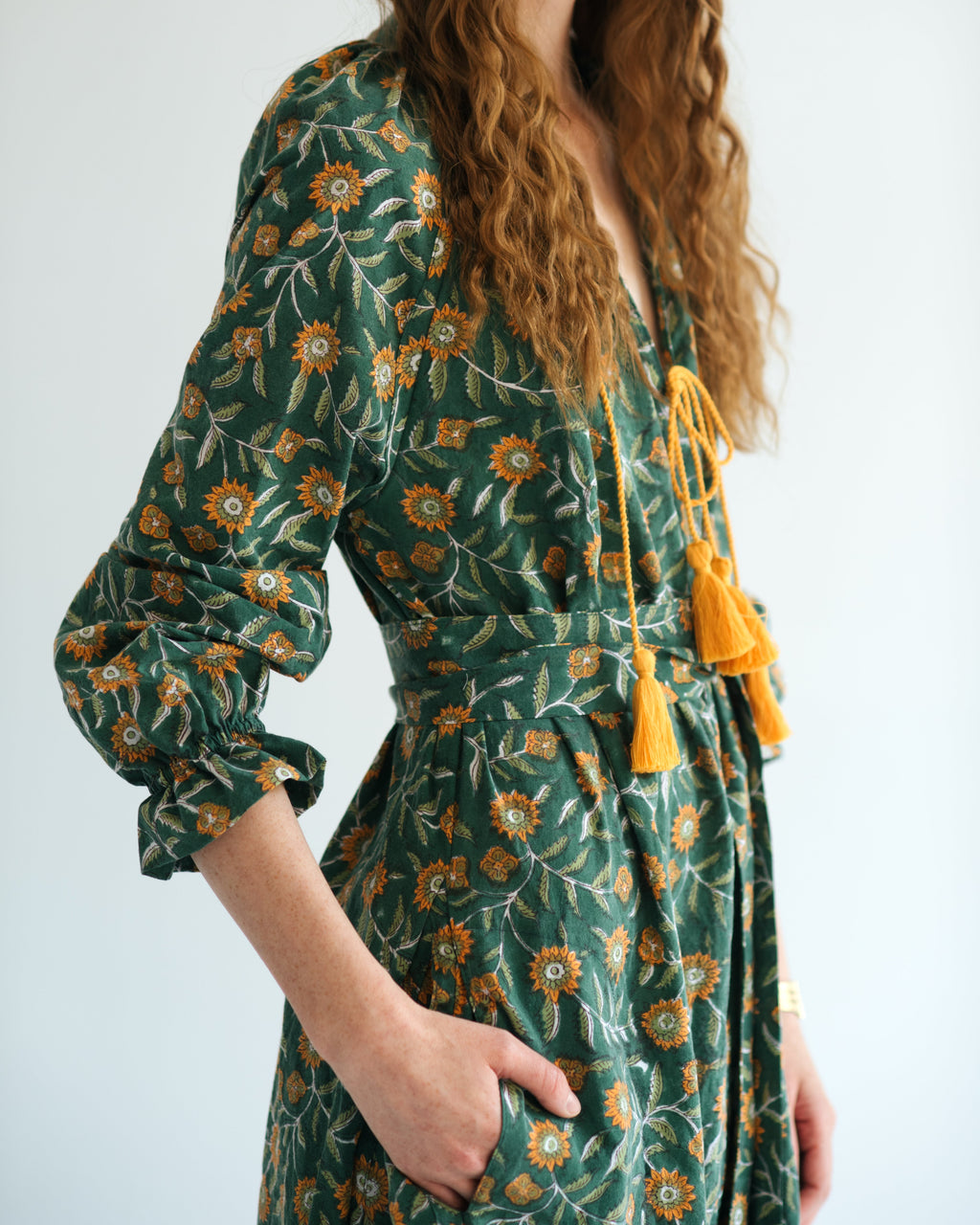 Maxi Kaftan Block Print