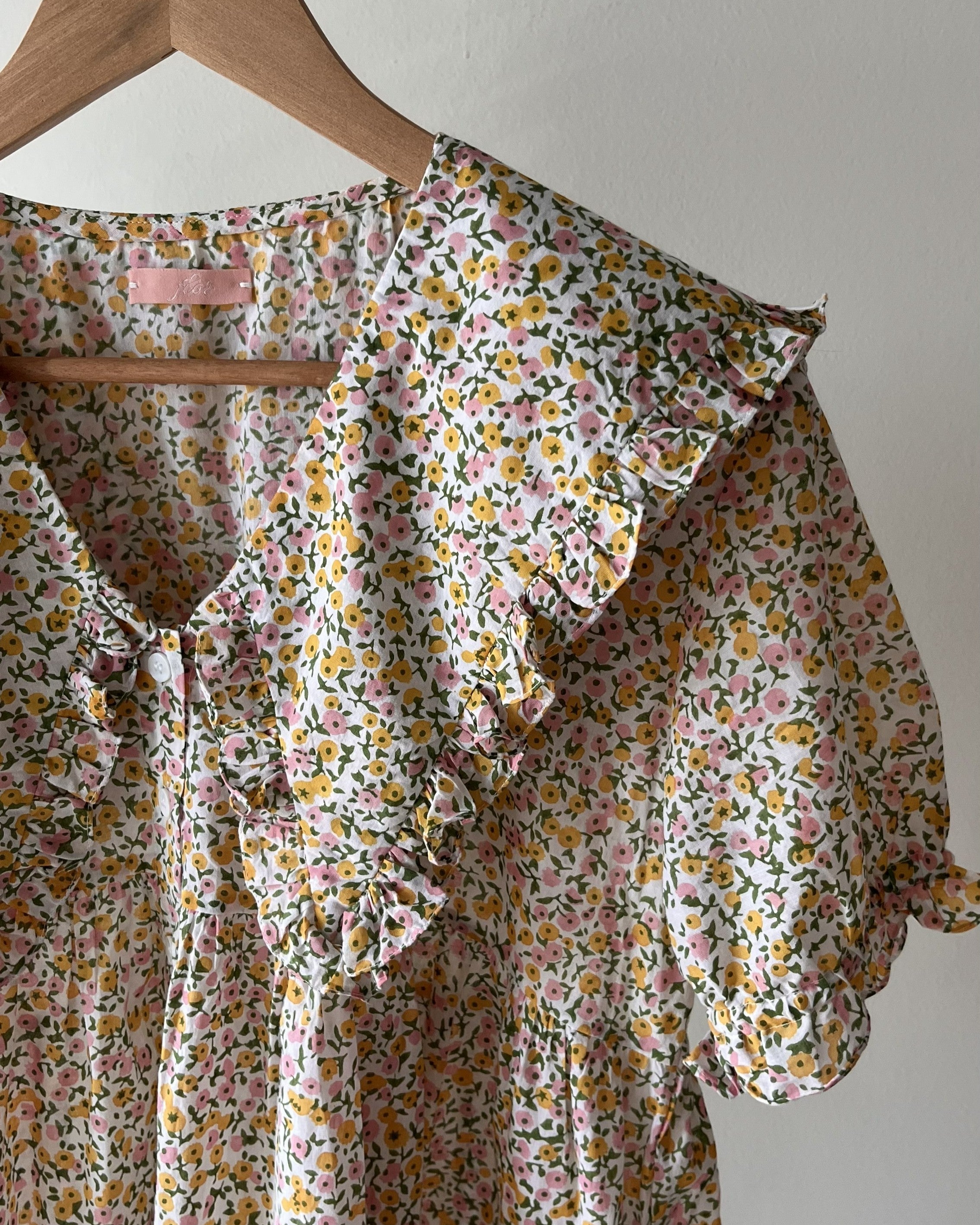 Flora Mini Dress in Primrose Bloom - PRE ORDER