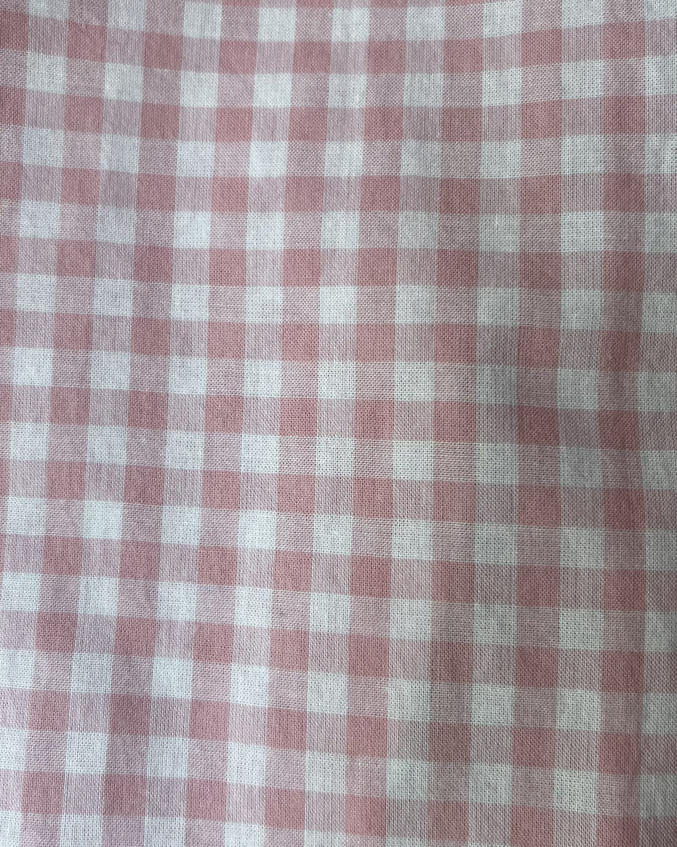 Flora Mini Dress in Pink Gingham - READY TO SHIP