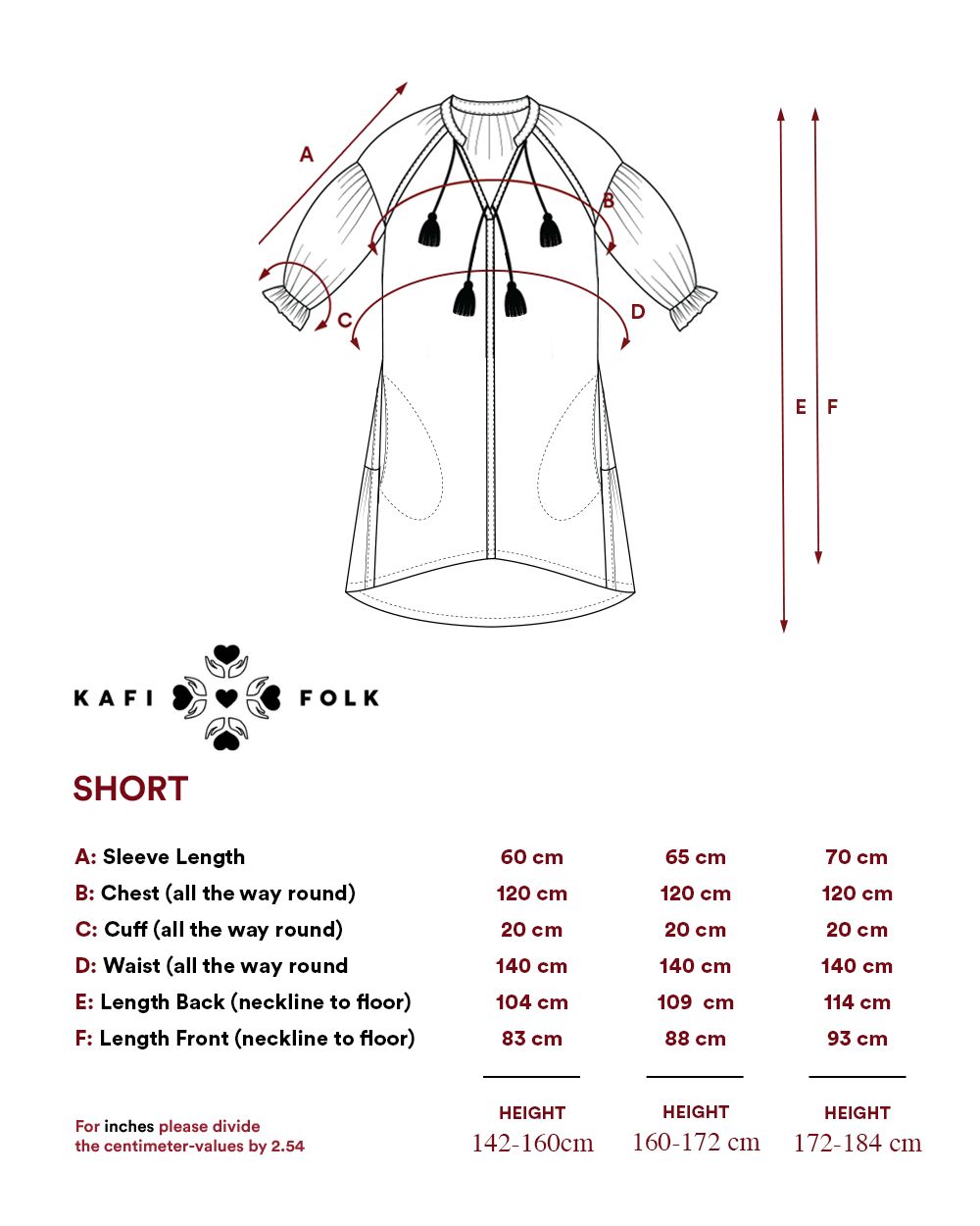 Kaftan Tunic Dress with Two Part Sleeve