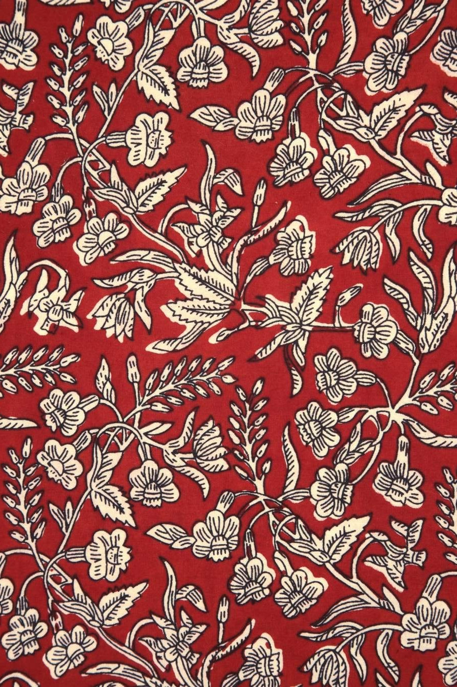 Chestnut Autumn Print with Burgandy Tassels